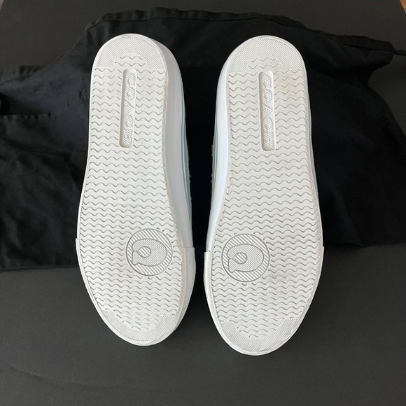 Women’s COACH Citysole Platform Sneakers in Signature Terry Cloth Aqua Size 8B - Picture 11 of 13